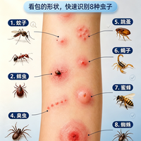 标题：蚊虫叮咬怎么分辨