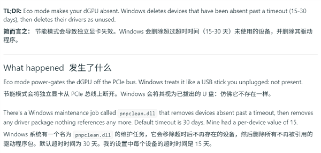 微软搞笑操作!游戏本用集显模式:Windows就判独显无连接并删除驱动
