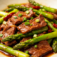 常硬菜天花板!芦笋炒牛肉,鲜嫩入味