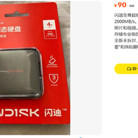 90元包邮的闪迪E81 4TB，这盘我没法直接喊香