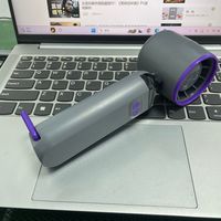 可持可立数显手持风扇可折叠便携无线小电扇