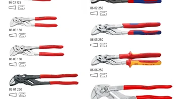 KNIPEX 86钳式扳手，03和05真的只是手柄不一样：型号解码表、180/250尺寸之争和付款前的四个验货点