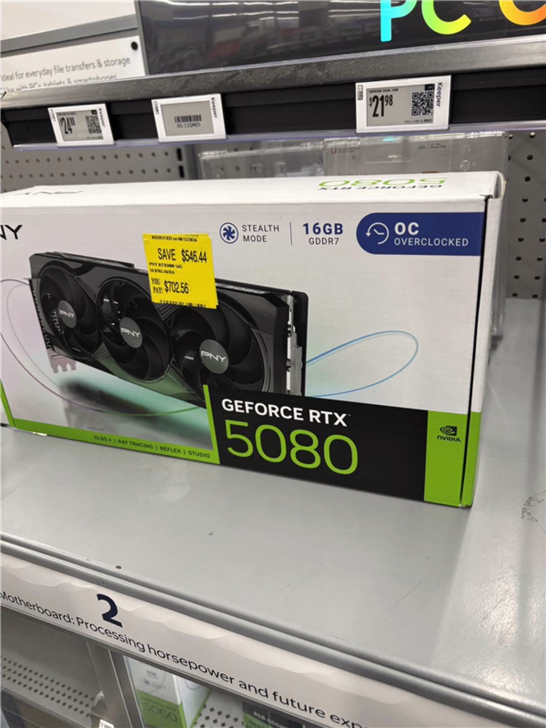降3700元！玩家花4000元买买块RTX 5080 16G显卡：有图有真相绝非噱头