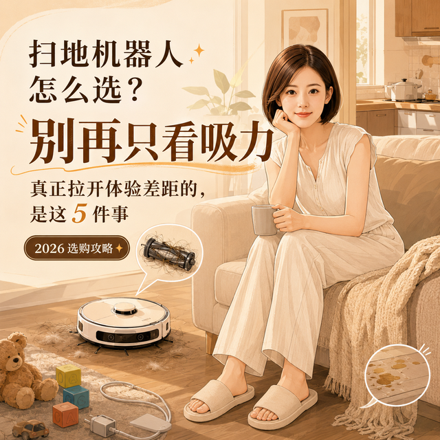 从“扫得干净”到“不用管”，剖析2026扫地机真正值得掏钱的功能