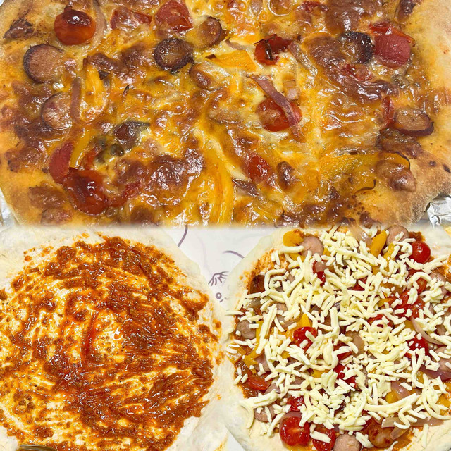 下班烟火气治愈时刻🍕纯手搓披萨，貌不惊人味绝了