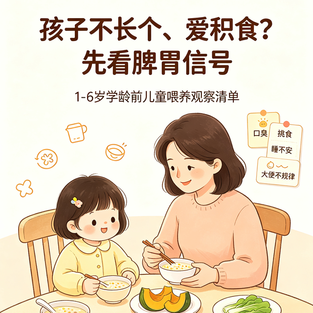 孩子不长个、爱积食、睡觉翻来覆去？不是调皮，是脾胃在“求救”