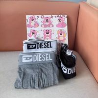 男生夏日刚需✅Diesel三件装透气平角内裤！