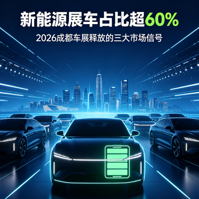 新能源展车占比超60%！2026成都车展释放的三大市场信号