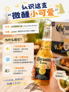 瓶口塞一瓣青柠🍋这瓶拉格自带夏天的入场券