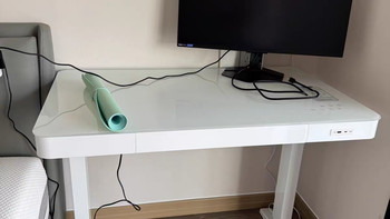 双电机真的稳💫钢化玻璃升降桌颜值实力双在线
