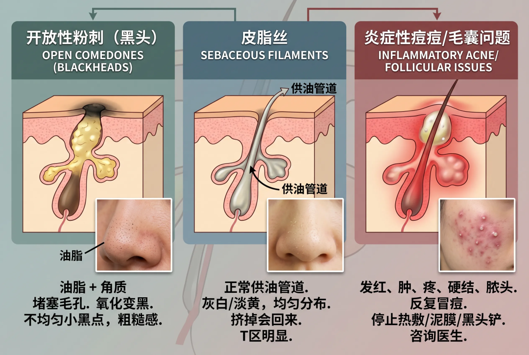 鼻子像被抛光过!这套黑头‘连根拔起’法,一次就让我跪了!