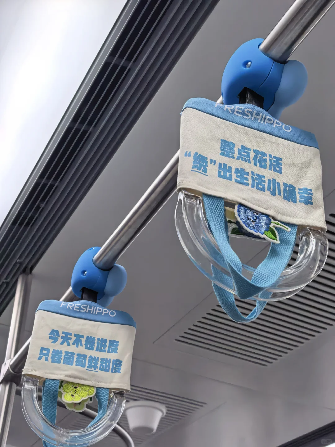 购物袋变地铁把手,盒马真会整活!