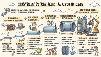 拖垮你家千兆宽带的，可能是一根2块钱的网线：算完超五类/六类/超六类这笔账，有3种线别买