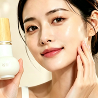 看资质的女士挑美白水乳套装，肤感我会一起看