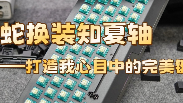 雷蛇黑寡妇蜘蛛V4迷你无线版换轴，打造我心目中的完美键盘