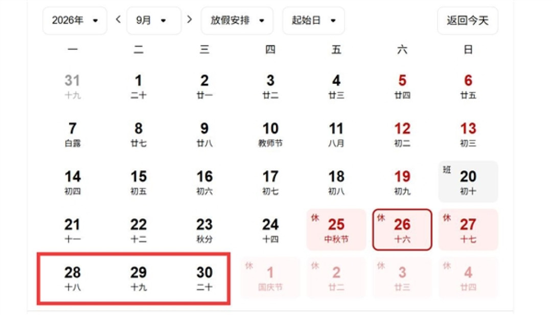 请3天假休13天 机票搜索热度大涨