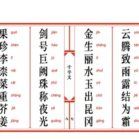 千字文真的一千字不重复?我逐字数了一遍:简体版有6个字重复了两遍,给娃启蒙前建议先看完这篇