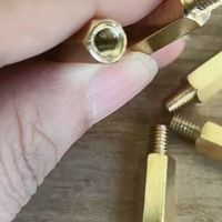 装机必囤✨单头六角铜柱！主板绝缘隔离超稳