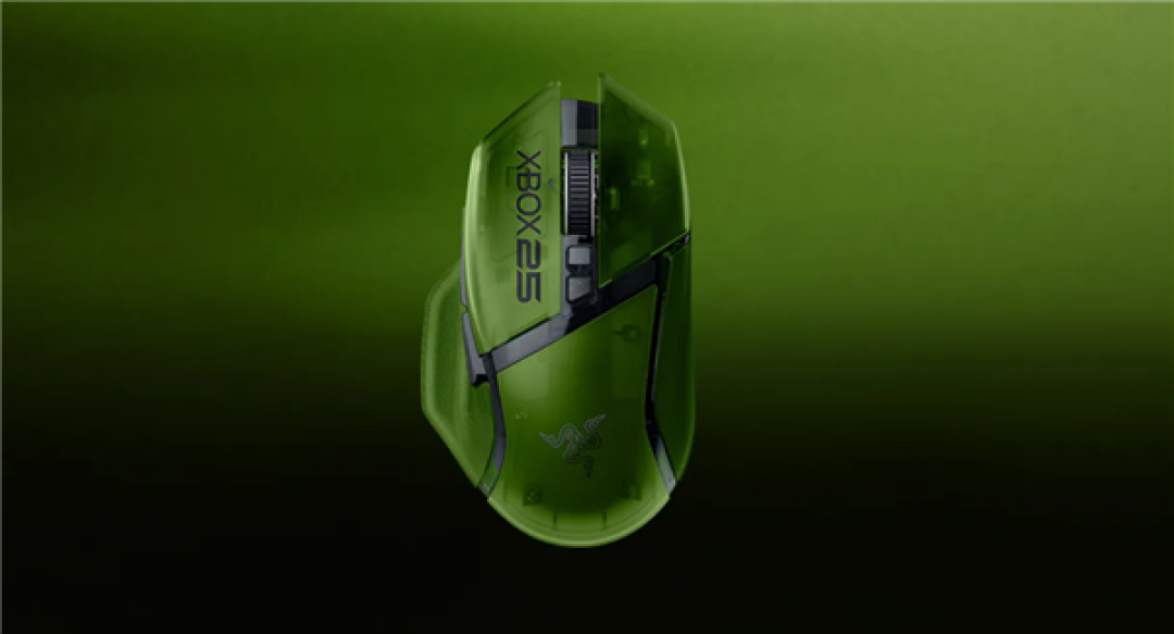 雷蛇公布Xbox 25周年限定外设:半透绿外壳、涵盖键鼠耳机套装