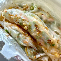 闽西客家簸箕粄嫩滑，葱油飘香是本地人早餐首选
