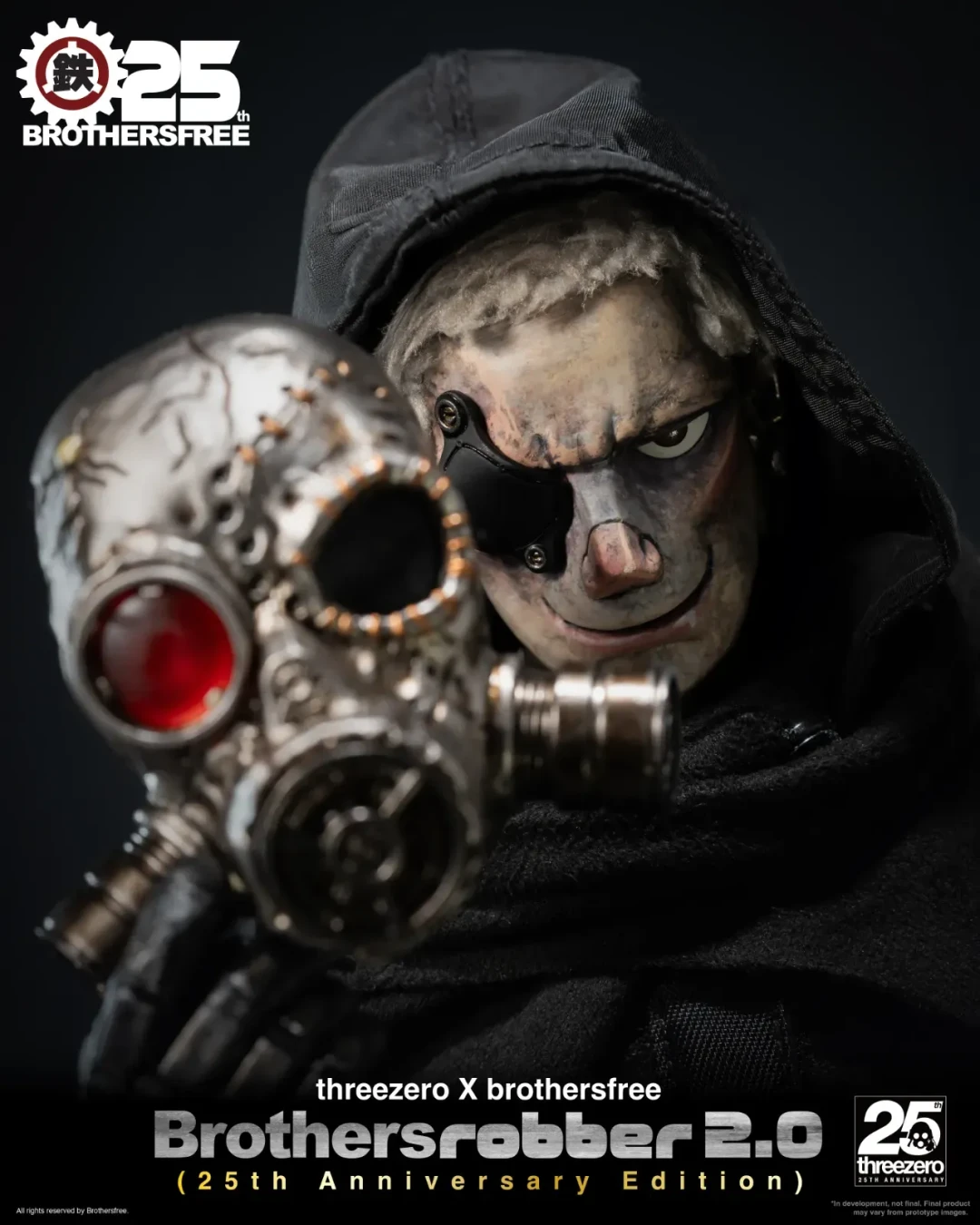传奇 25 周年｜Brothersfree × threezero 1/6 兄弟劫匪 2.0 25 周年纪念版预定情报