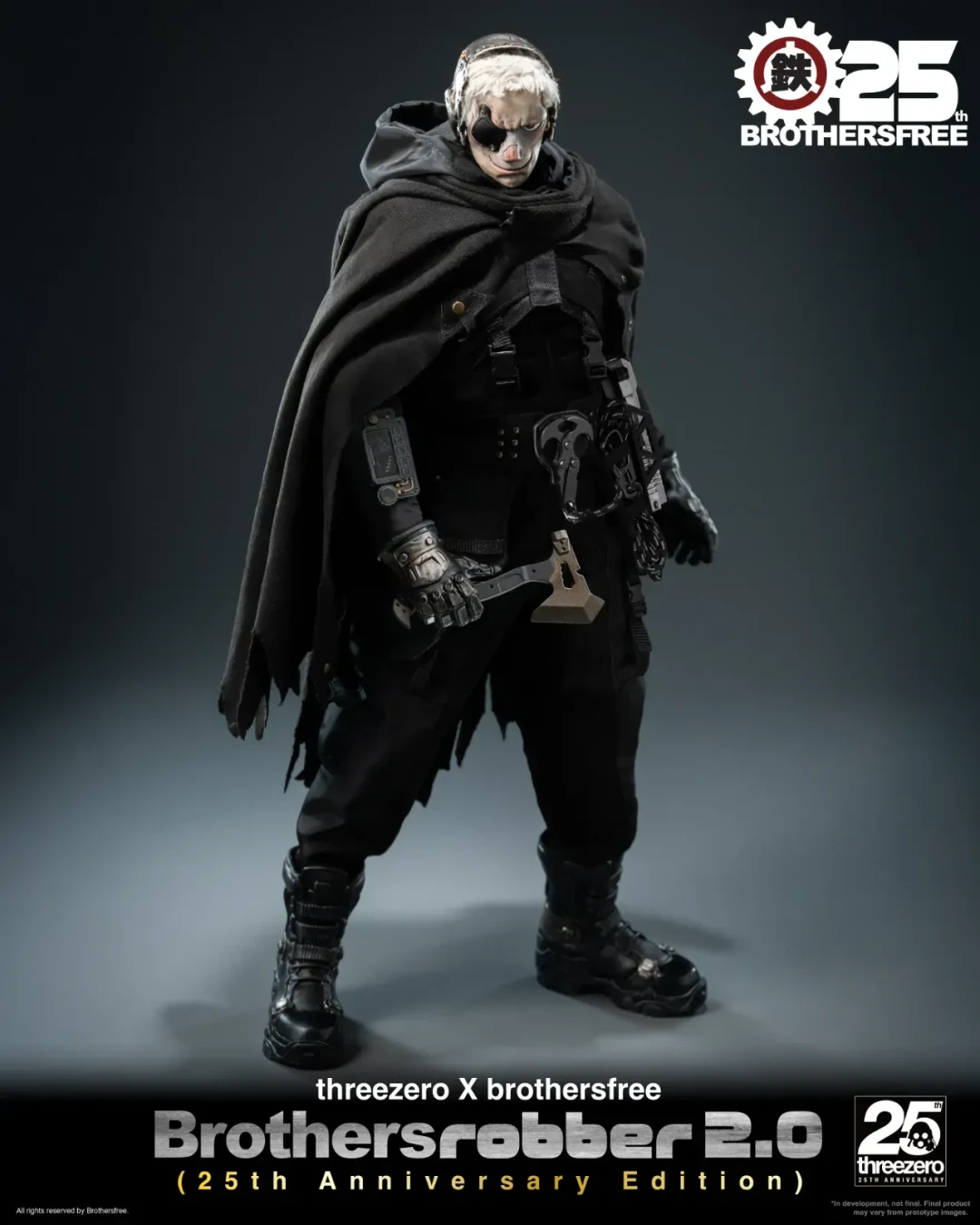 传奇 25 周年｜Brothersfree × threezero 1/6 兄弟劫匪 2.0 25 周年纪念版预定情报