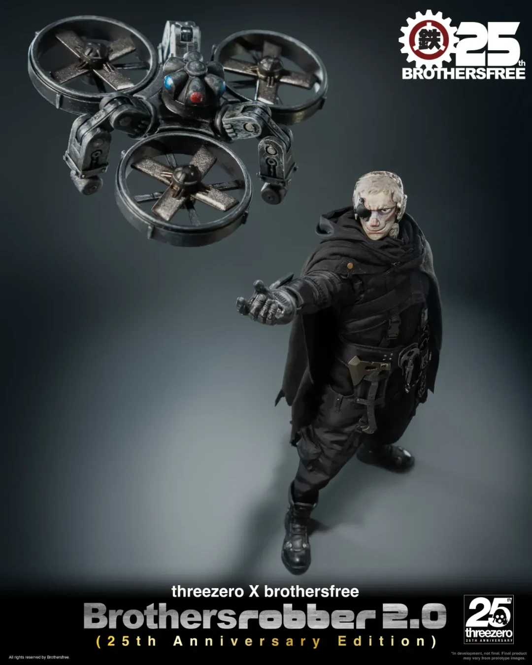 传奇 25 周年｜Brothersfree × threezero 1/6 兄弟劫匪 2.0 25 周年纪念版预定情报