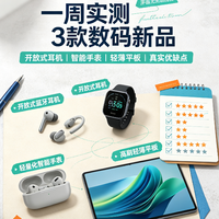 数码新品体验：耳机手表平板选购指南