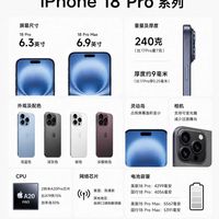 关于iPhone 18系列配置传闻，比17系列贵但
