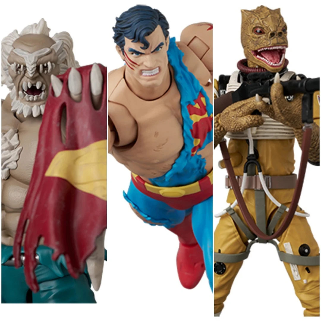 造型可动双巅峰|MAFEX 三款新品情报 博斯克 / 超人 / 毁灭日 2027 年 6 月发售