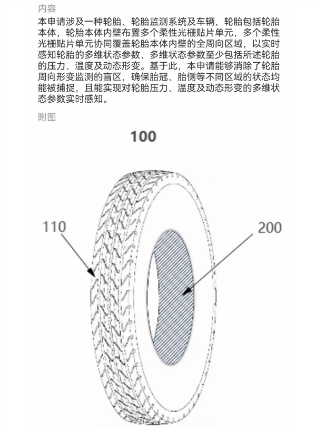 比亚迪智能轮胎专利曝光:四轮可根据路况自动充放气 互不干扰