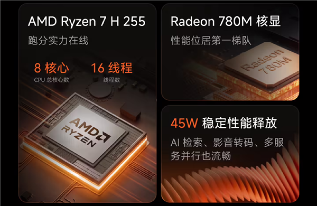 4599元起!飞牛EVO4 PRO万兆NAS开售:锐龙7 H 255+16GB DDR5
