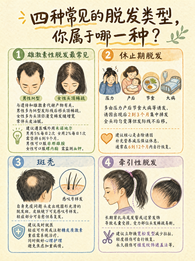 发际线后移、洗头掉一把?脱发自救指南来了_什么值得买