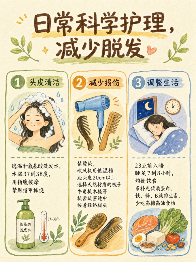 发际线后移、洗头掉一把?脱发自救指南来了_什么值得买