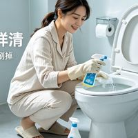 马桶彻底清洁技巧！告别黄垢尿碱，干净无异味