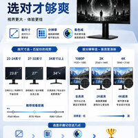 新手买显示器避坑指南|尺寸分辨率一次看懂