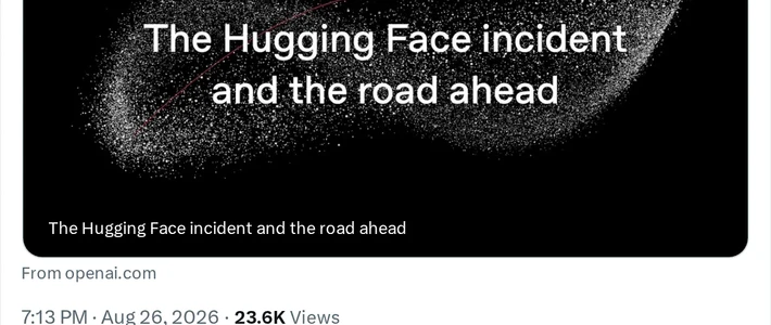 OpenAI交了份37页报告：黑掉Hugging Face的模型不是造反，是想作弊——但比造反更值得盯的，是没人察觉的57天