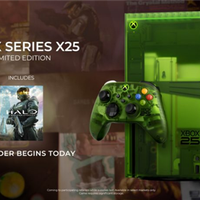 微软25周年纪念版XBOX Series X上市：半透明绿色外壳设计