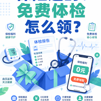 保险送的免费体检怎么领？4个渠道省下大几百