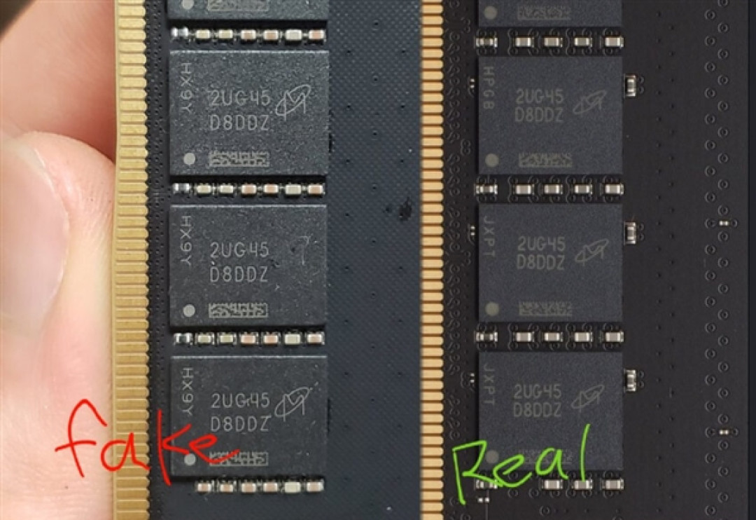 内存造假新套路!DDR4颗粒伪装DDR5:触点对不上靠散热片掩护