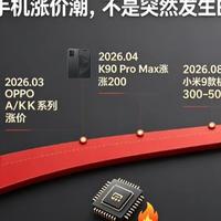 1999交个朋友没了！2026入门机破2000，千元机快绝迹了