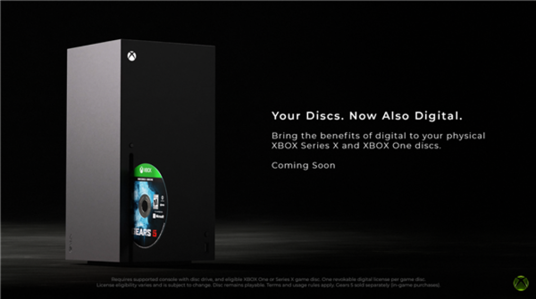 实体盘焕新!Xbox光盘数字化月底开测 首发覆盖数千款游戏