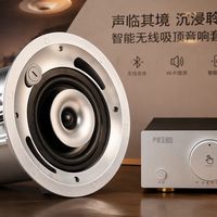 别再拿商用喇叭的印象看吸顶音响，家装款早就不是一回事了