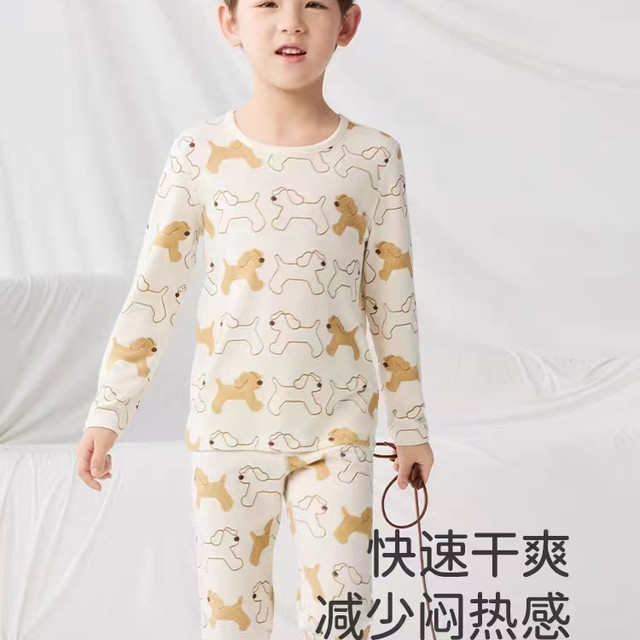 宝宝秋冬打底居家✅小番薯A类卡通内衣！