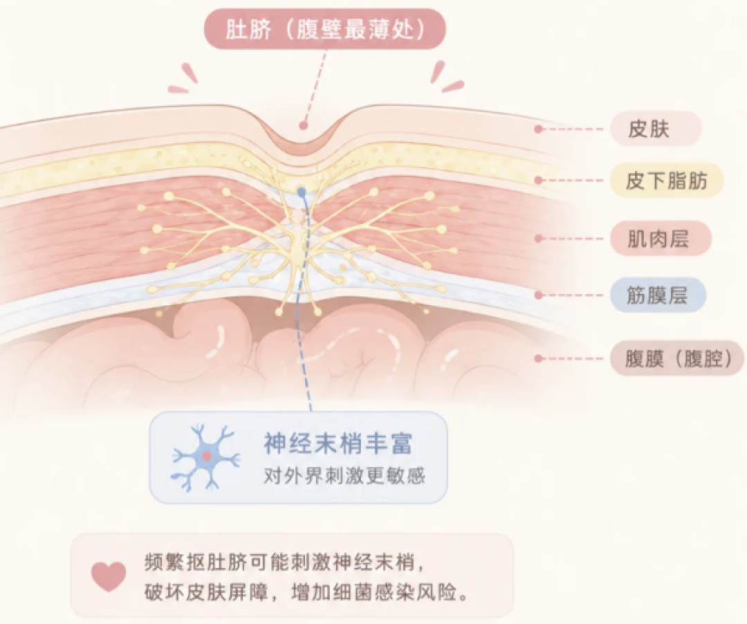 肚脐眼里的泥到底是什么？现在到底能不能扣？用这几样即可
