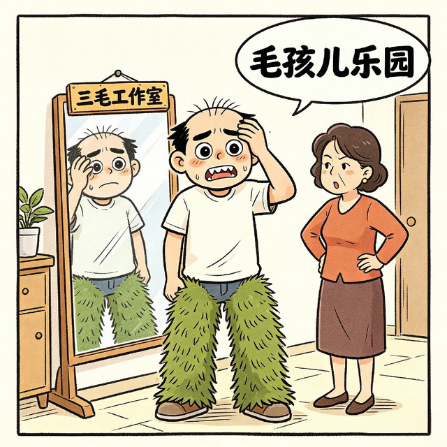 【体毛篇】猕猴桃似的，那个毛孩儿怎么能也学人家叫三毛呢
