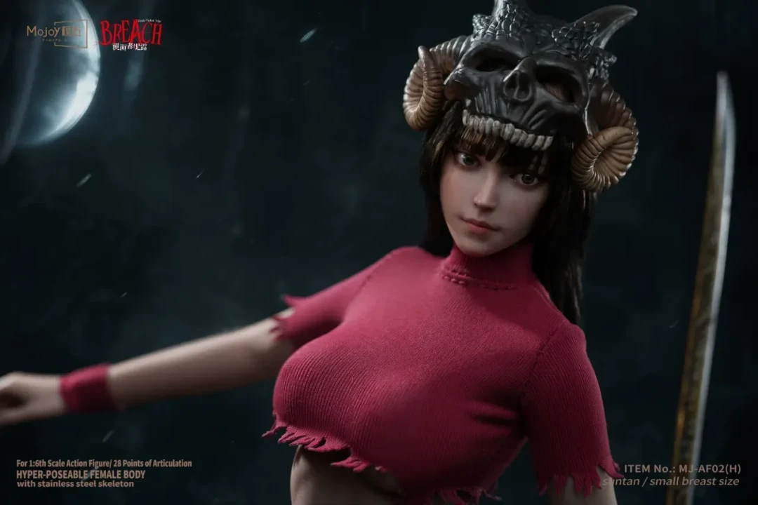 冷飒少女躯体｜Mojoy 模匠 1/6 覆面者・妮露 纤秀少女包胶素体双配色公开