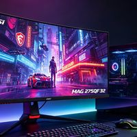 2K 320Hz IPS！微星MAG 275QF X32黑刃体验，电竞小金刚值不值？