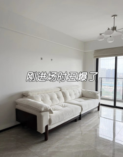 租来的客厅逆袭✨1300元软装改造，全部都能搬走