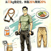 瘦下来只是开始，72kg之后，我才真正开始对抗中年松弛感